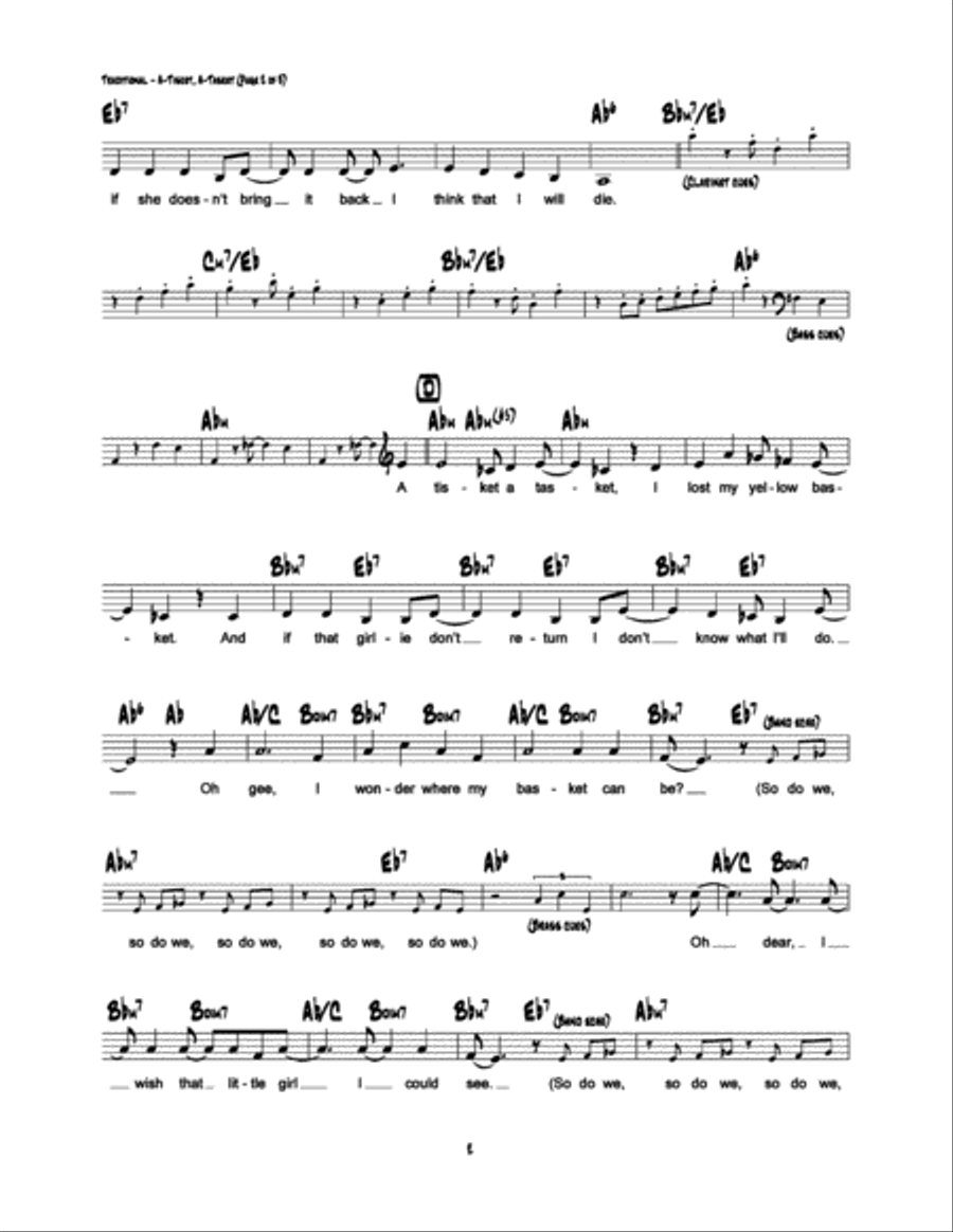 A-Tisket A-Tasket A-Tisket A-Tasket School and Community scores gallery preview page 2