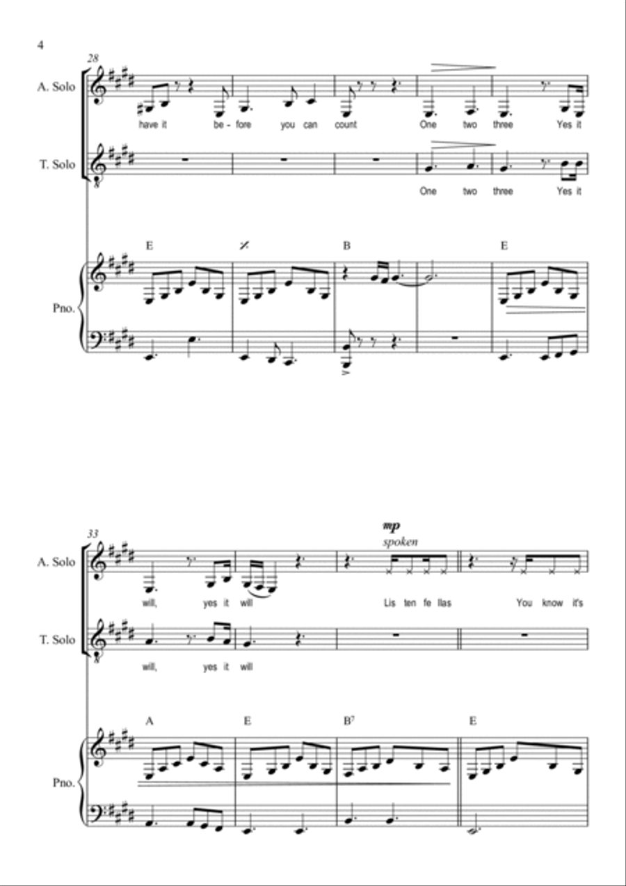 Hold What You've Got Hold What You've Got Voice scores gallery preview page 4