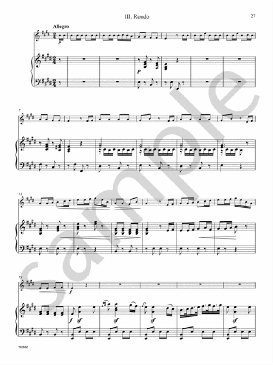 Concerto in E Major Trumpet Solo scores gallery preview page 9