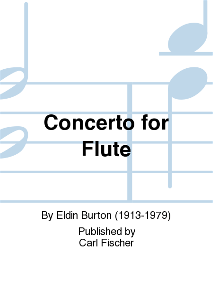 Concerto For Flute Concerto For Flute Flute Solo scores gallery preview page 1