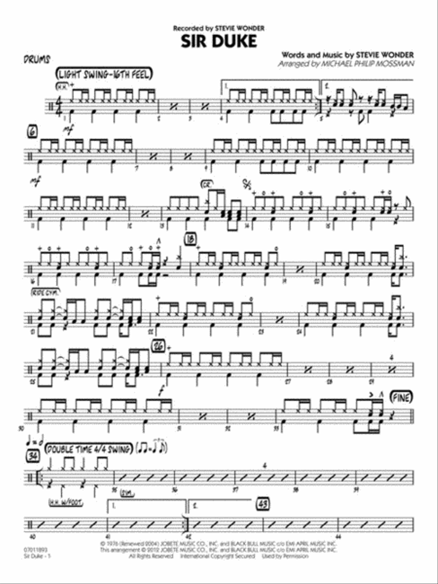 Sir Duke Jazz Ensemble scores gallery preview page 5