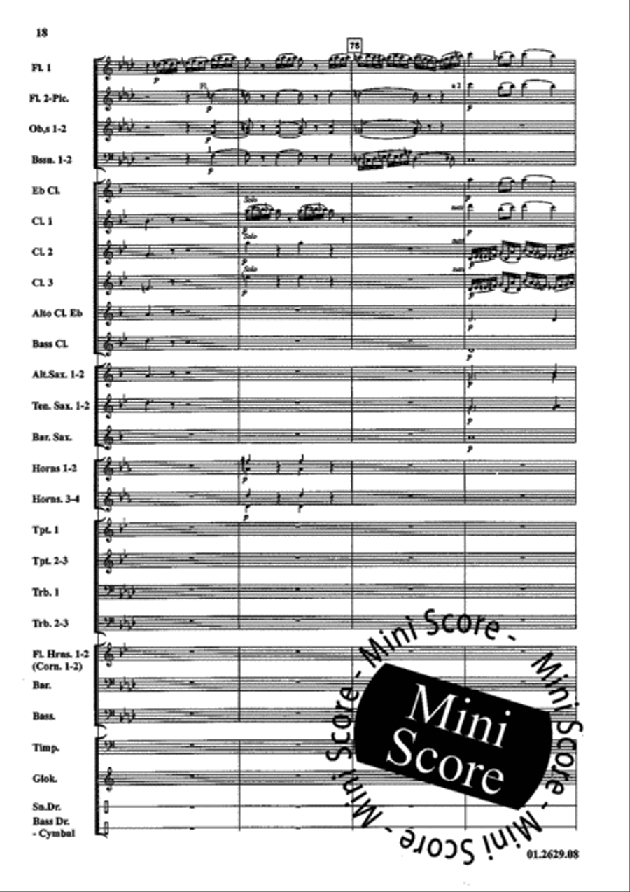 Musica Para Banda Musica Para Banda Concert Band scores gallery preview page 22