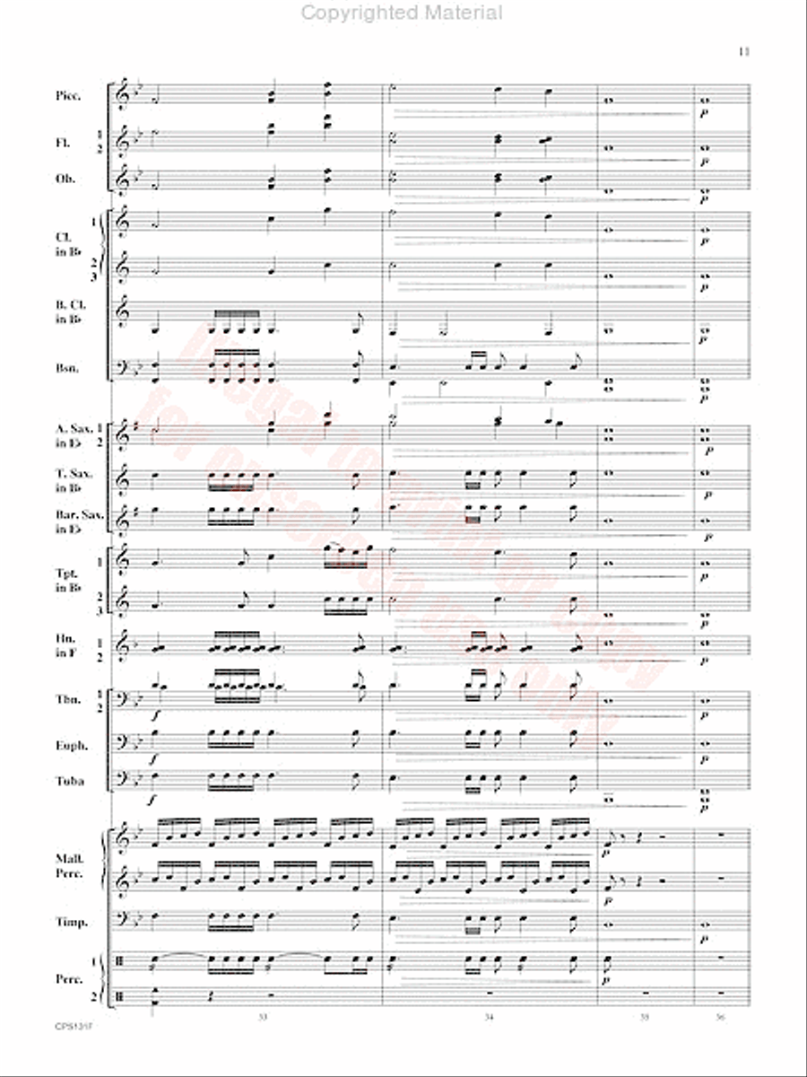 Crown and Scepter Concert Band scores gallery preview page 12
