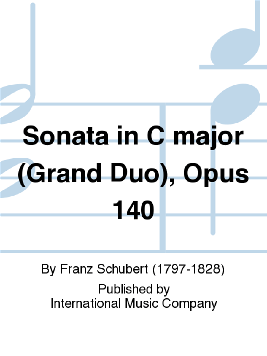 Sonata In C Major (Grand Duo), Opus 140 1 Piano, 4-Hands scores gallery preview page 1