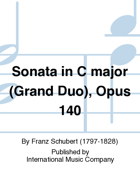 Sonata In C Major (Grand Duo), Opus 140
