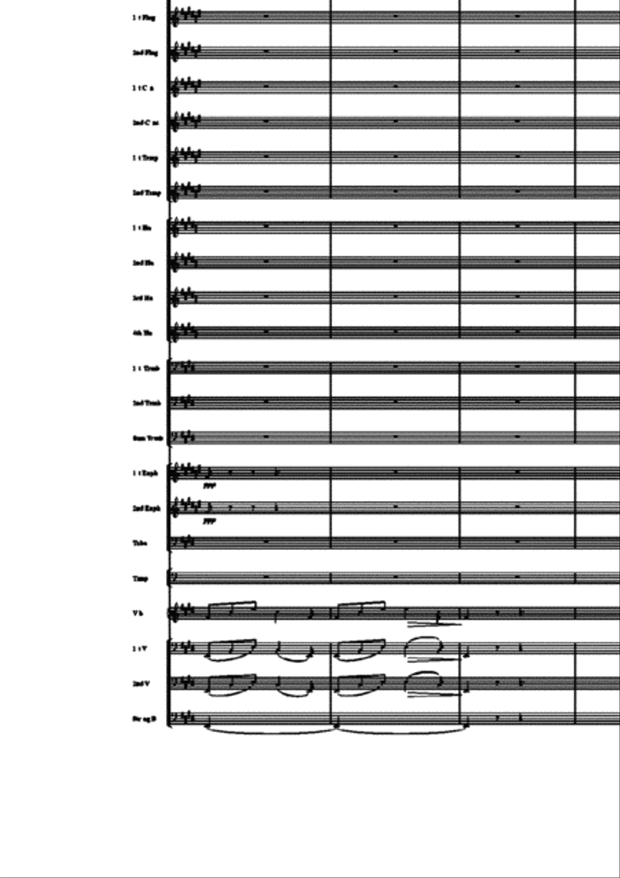 Ma Vlast Concert Band scores gallery preview page 52