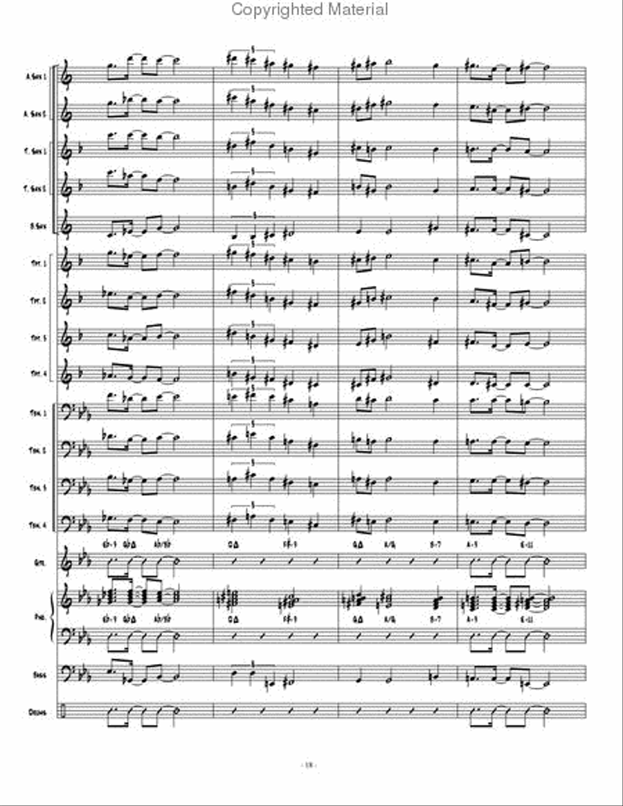 Summer Groove Jazz Ensemble scores gallery preview page 19