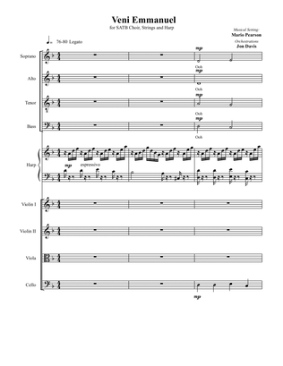 Veni Emmanuel (O Come Emmanuel) CONDUCTOR SCORE AND PARTS