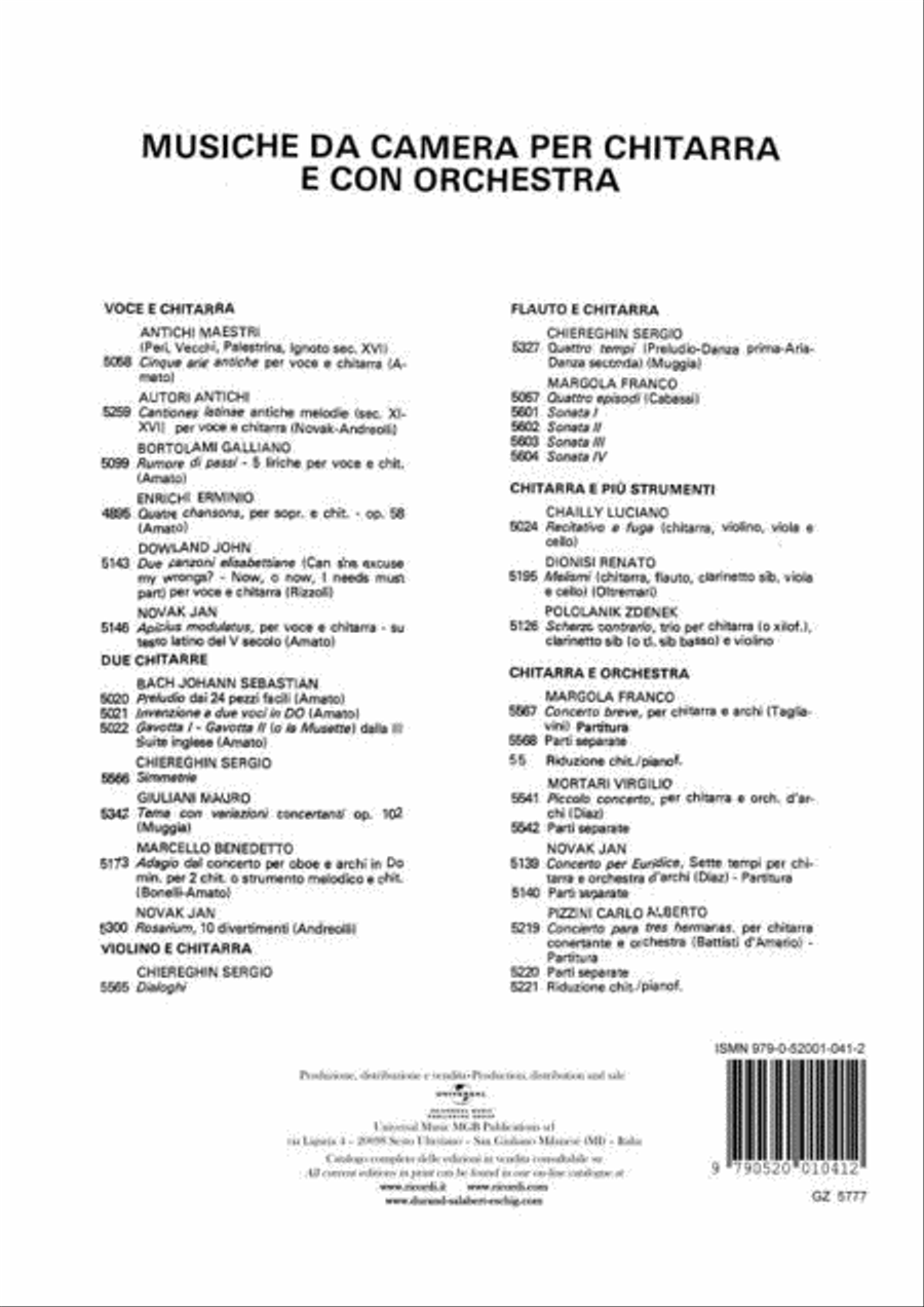 Grande Sonata A Chitarra Sola Violin scores gallery preview page 3