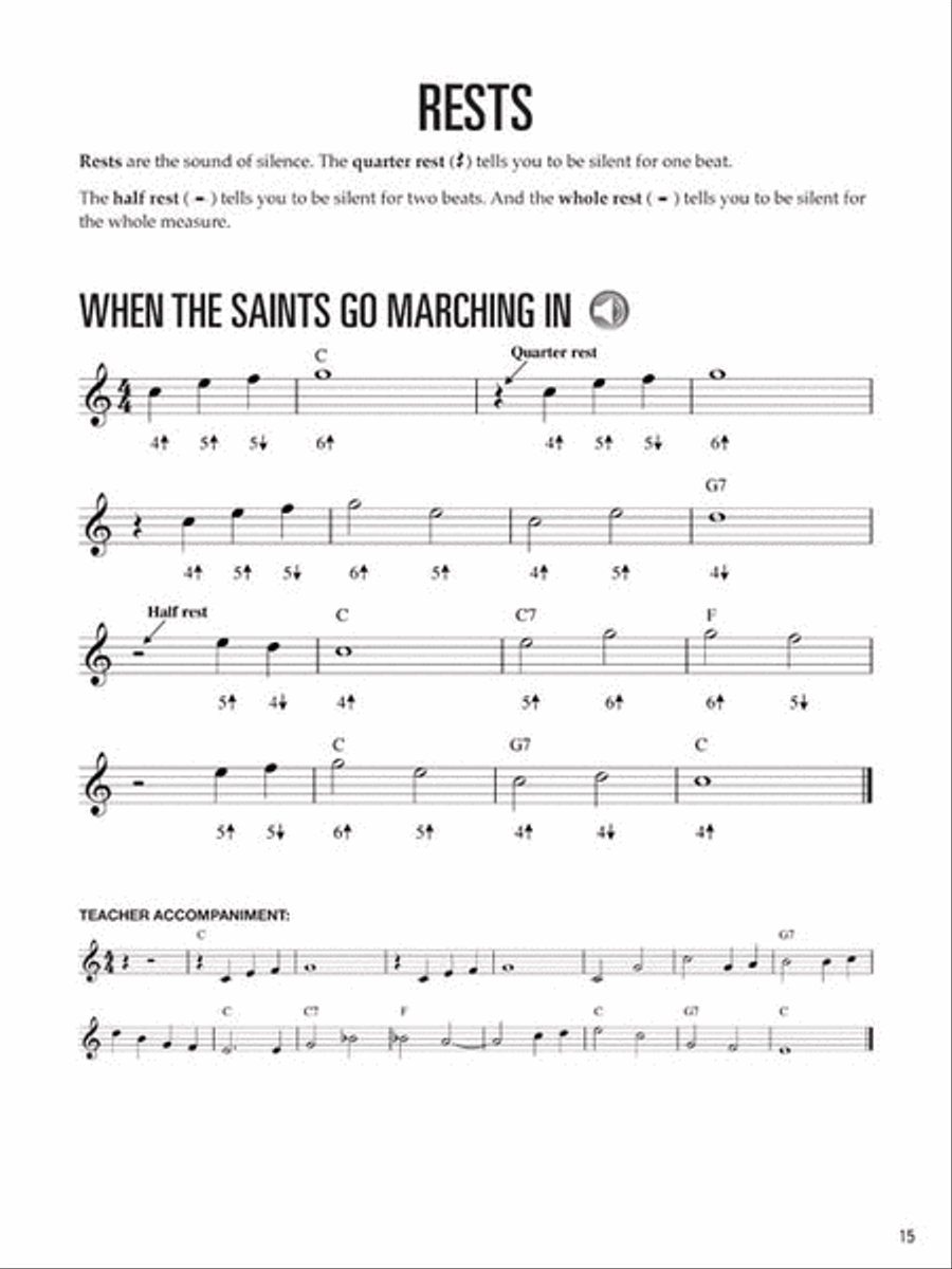 Harmonica for Kids – A Beginner's Guide with Step-by-Step Instruction for Diatonic Harmonica Harmonica scores gallery preview page 5