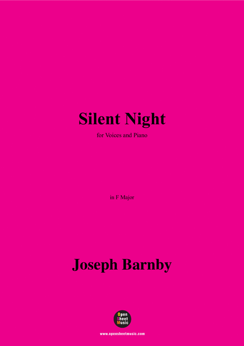Barnby-Silent Night,in F Major