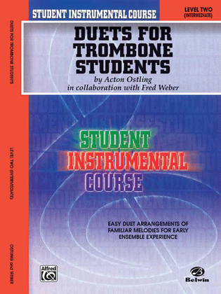 Book cover for Student Instrumental Course Duets for Trombone Students