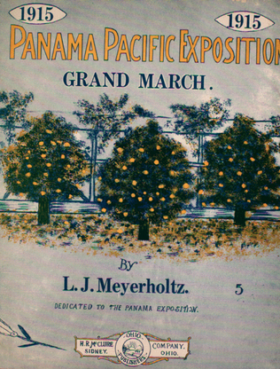 Panama Pacific Exposition, 1915. Grand March