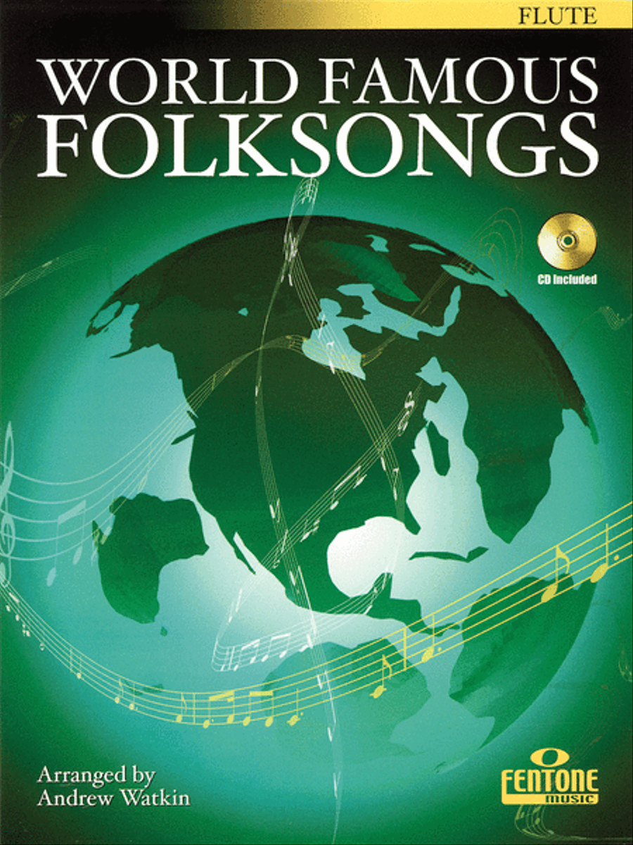 World Famous Folksongs Flute Solo scores gallery preview page 1