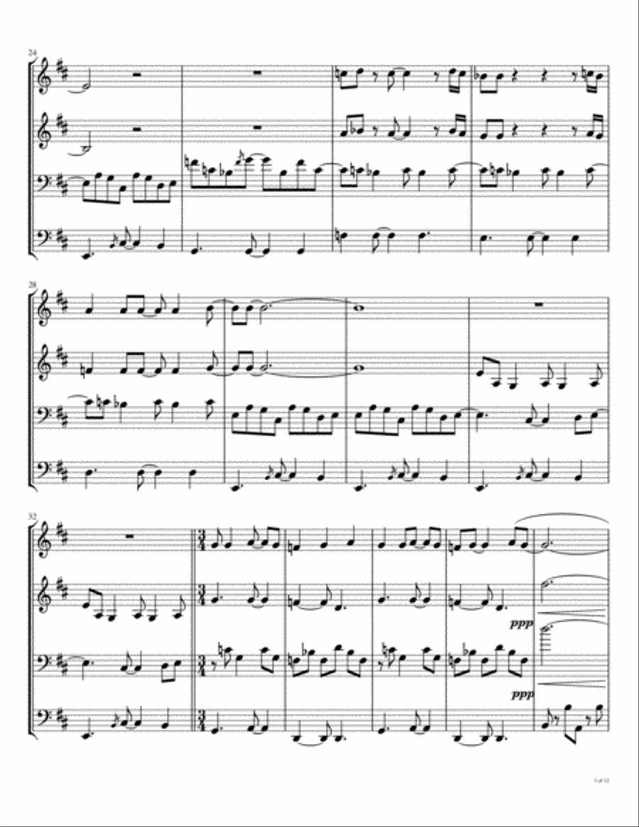 Guinnevere Brass Ensemble scores gallery preview page 4