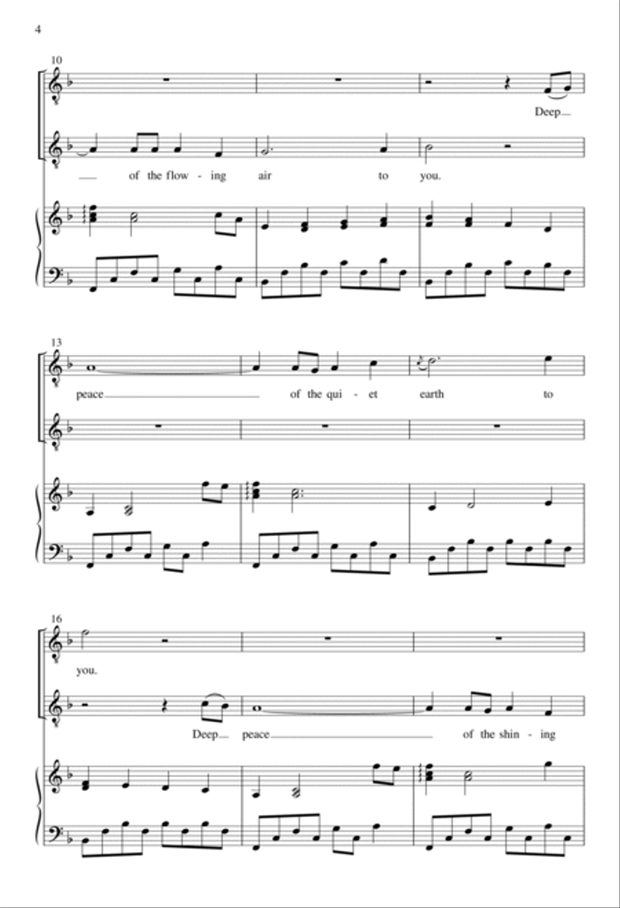 Deep Peace TTB scores gallery preview page 4