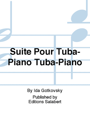 Suite Pour Tuba-Piano Tuba-Piano