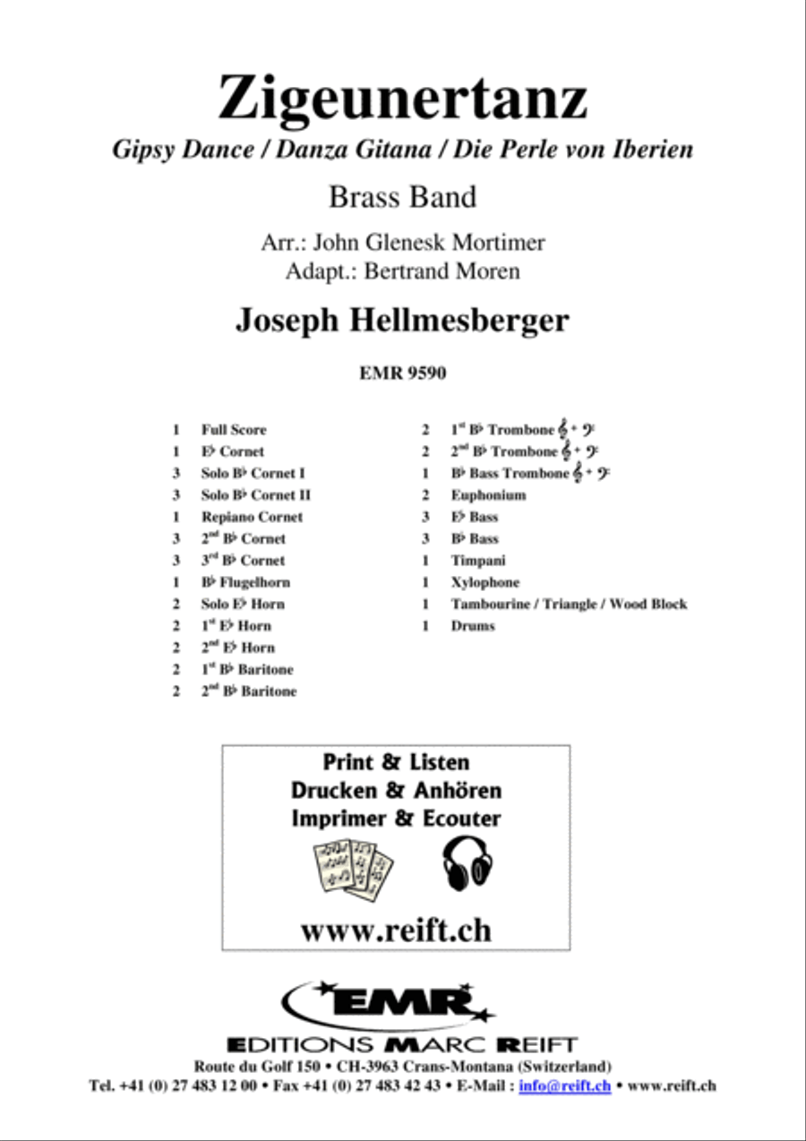 Zigeunertanz Zigeunertanz Brass Band scores gallery preview page 2
