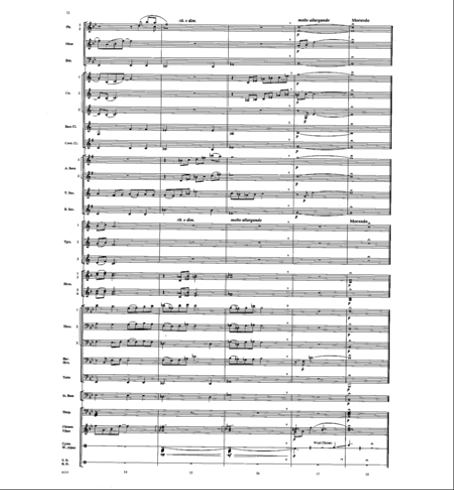 Pastorale Pastorale Concert Band scores gallery preview page 13