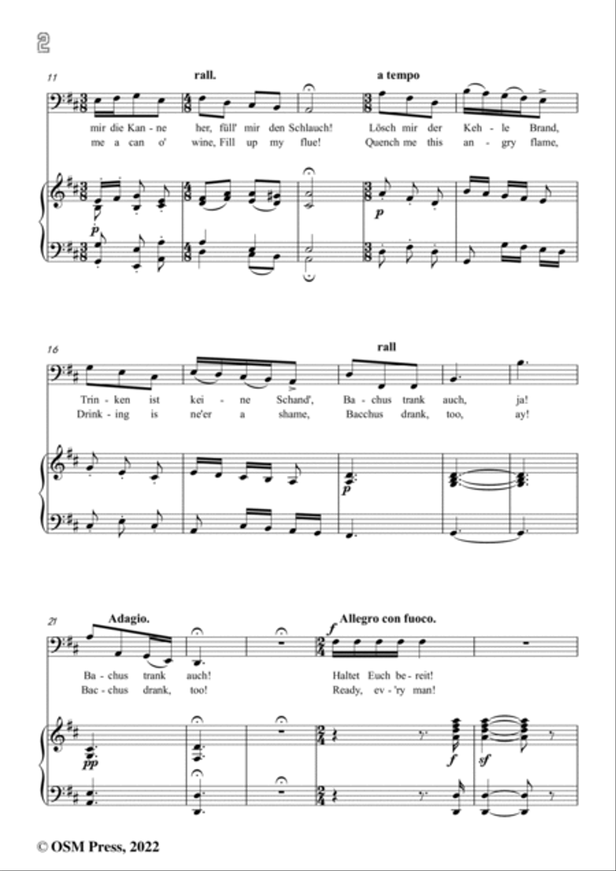 Nicolai-Als Bublein klein,in D Major,from Die Lustigen Weiber,for Voice and Piano Voice Solo scores gallery preview page 4