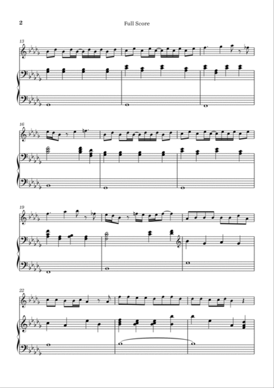 Peaches Flute Solo scores gallery preview page 2