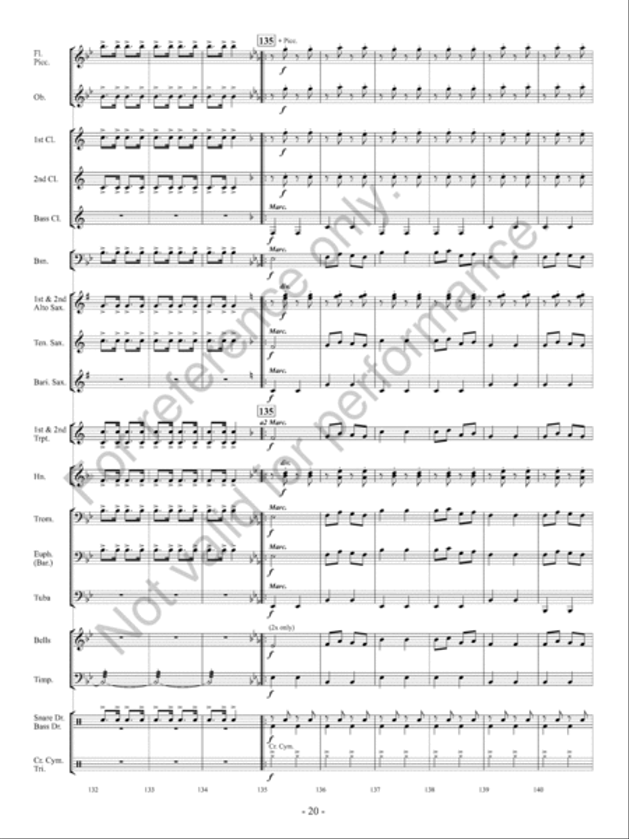 Orpheus Orpheus Concert Band scores gallery preview page 21