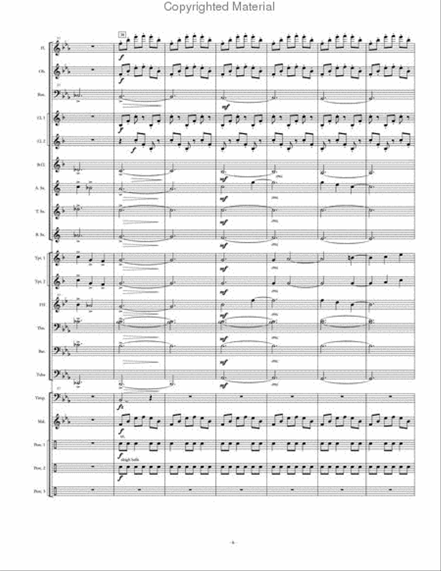 Monuments Concert Band scores gallery preview page 7