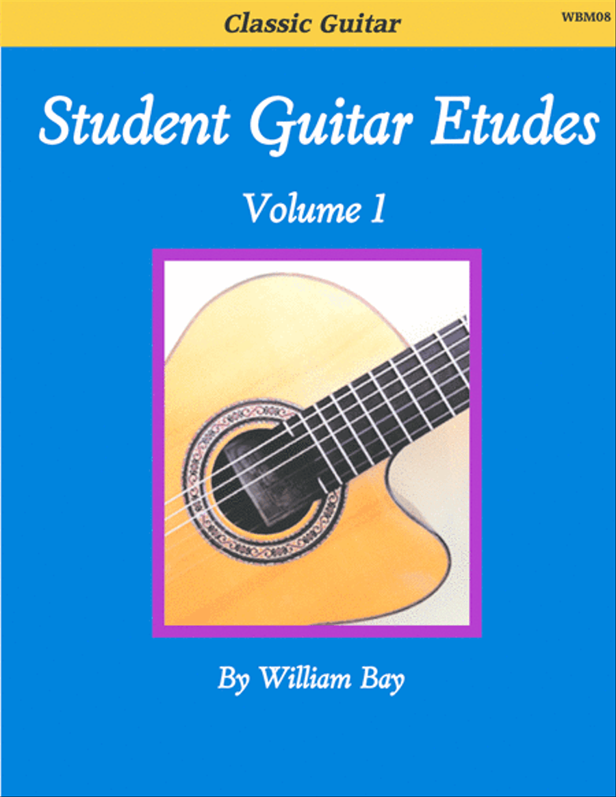 Student Guitar Etudes Volume 1 Classical Guitar scores gallery preview page 1