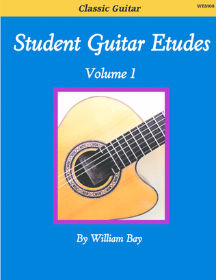 Book cover for Student Guitar Etudes Volume 1