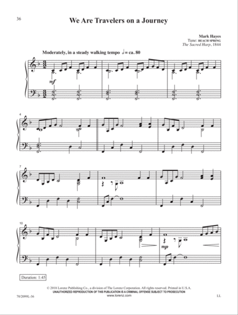 Mark Hayes Miniatures, Vol. 2 Piano Solo scores gallery preview page 12