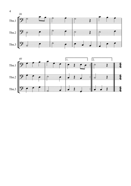 8 Easy Christmas Trios for Trombone image number null