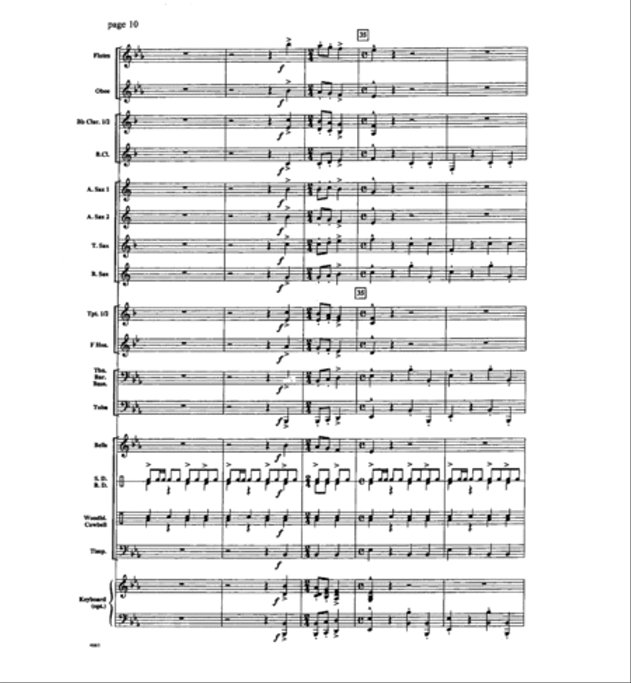 Taco Time Concert Band scores gallery preview page 9