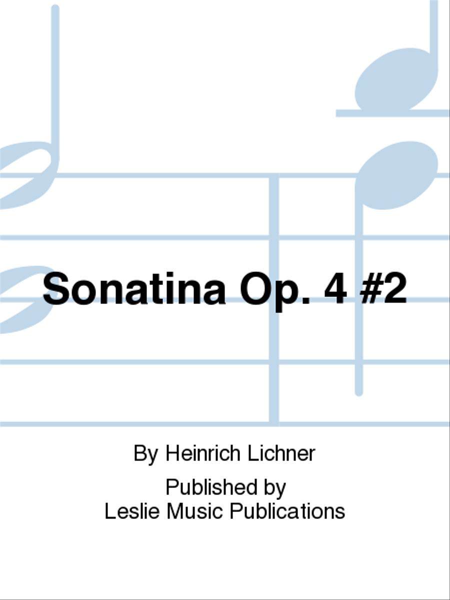 Sonatina Op. 4 #2 Sonatina Op. 4 #2 Piano Solo scores gallery preview page 1