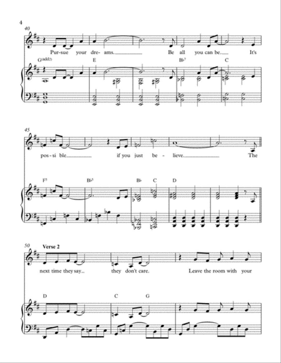 Believe Voice scores gallery preview page 4