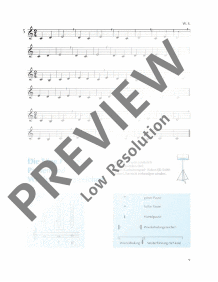 New Clarinet School Clarinet scores gallery preview page 10