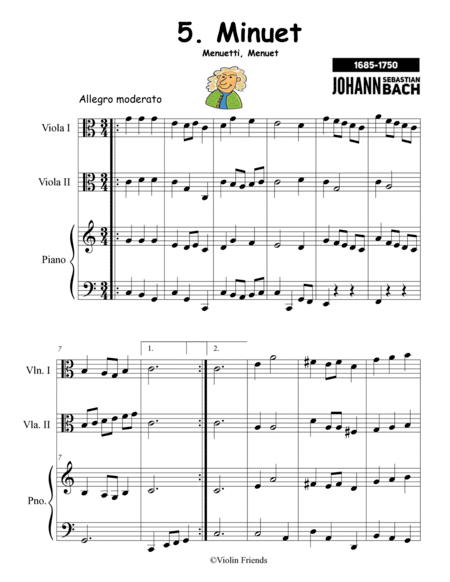 Piano Part for Viola Friends Viola Method Book 2 image number null
