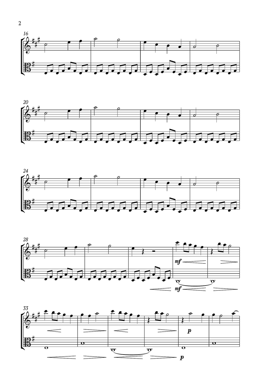 Lovely B-Flat Clarinet scores gallery preview page 2