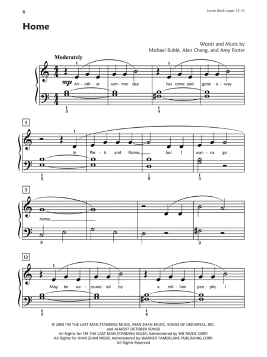 Premier Piano Course Pop and Movie Hits, Book 2B Piano Method scores gallery preview page 3