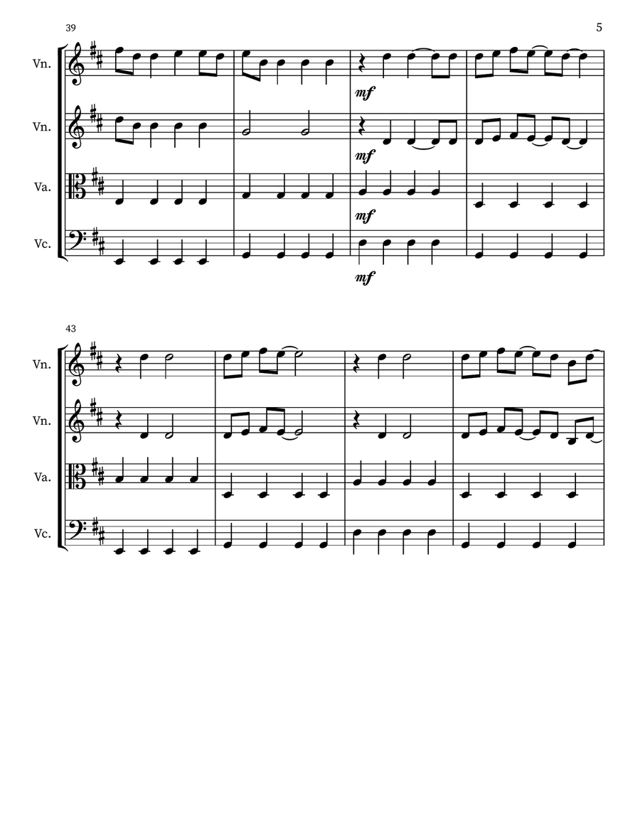 Casual Small Ensemble scores gallery preview page 5