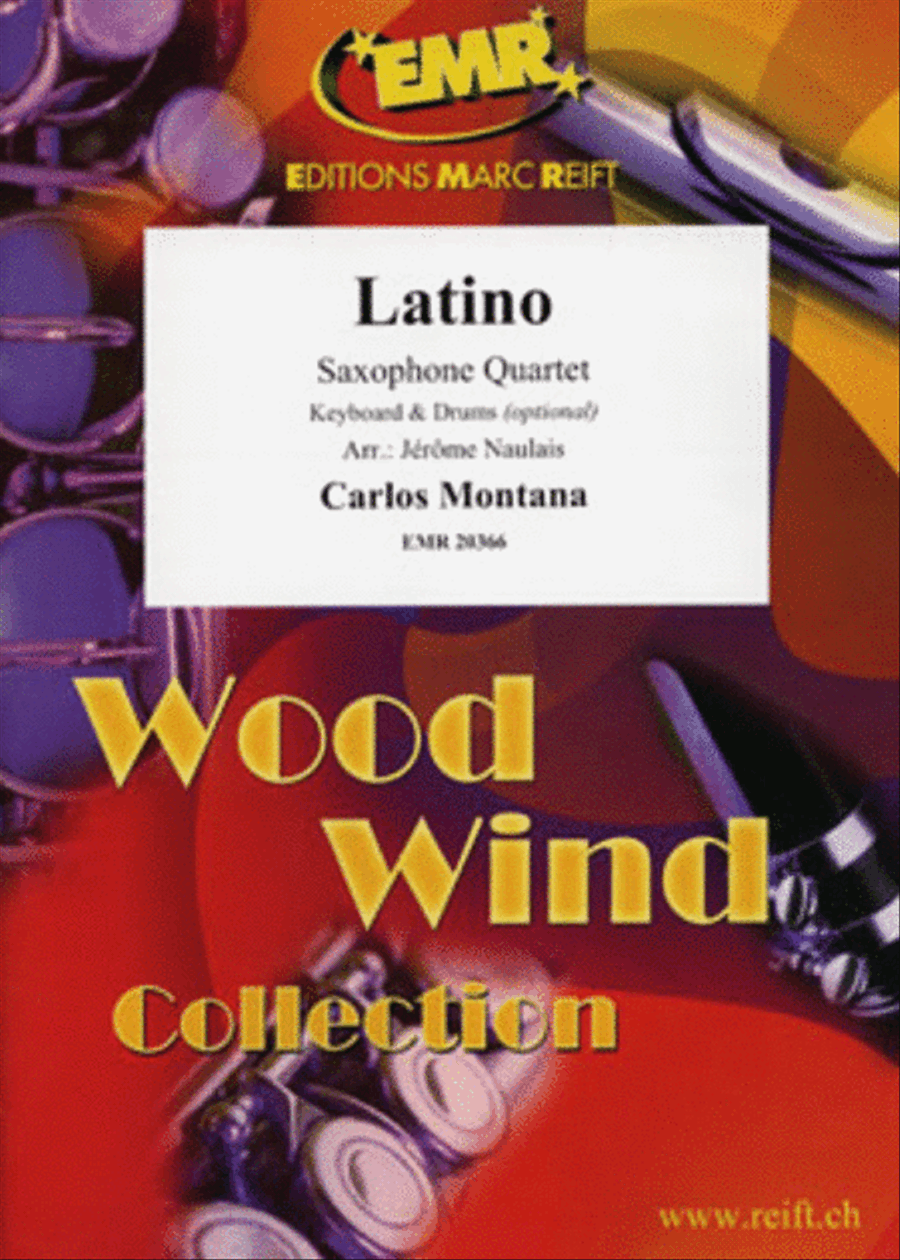 Latino Saxophone Quartet scores gallery preview page 1