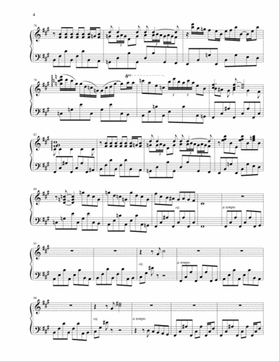 Mysterious Appeal Piano Solo scores gallery preview page 4