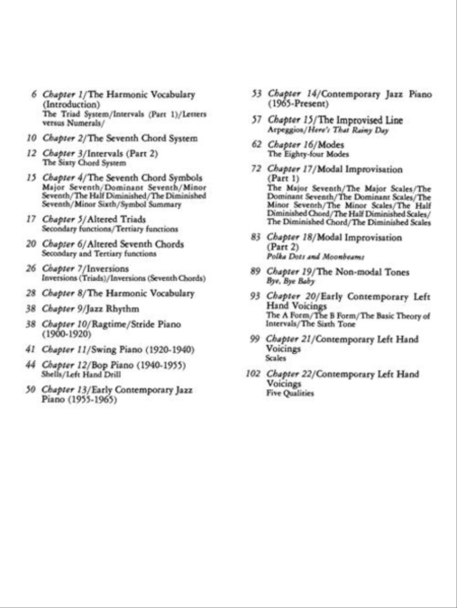 Improvising Jazz Piano Piano Method scores gallery preview page 4