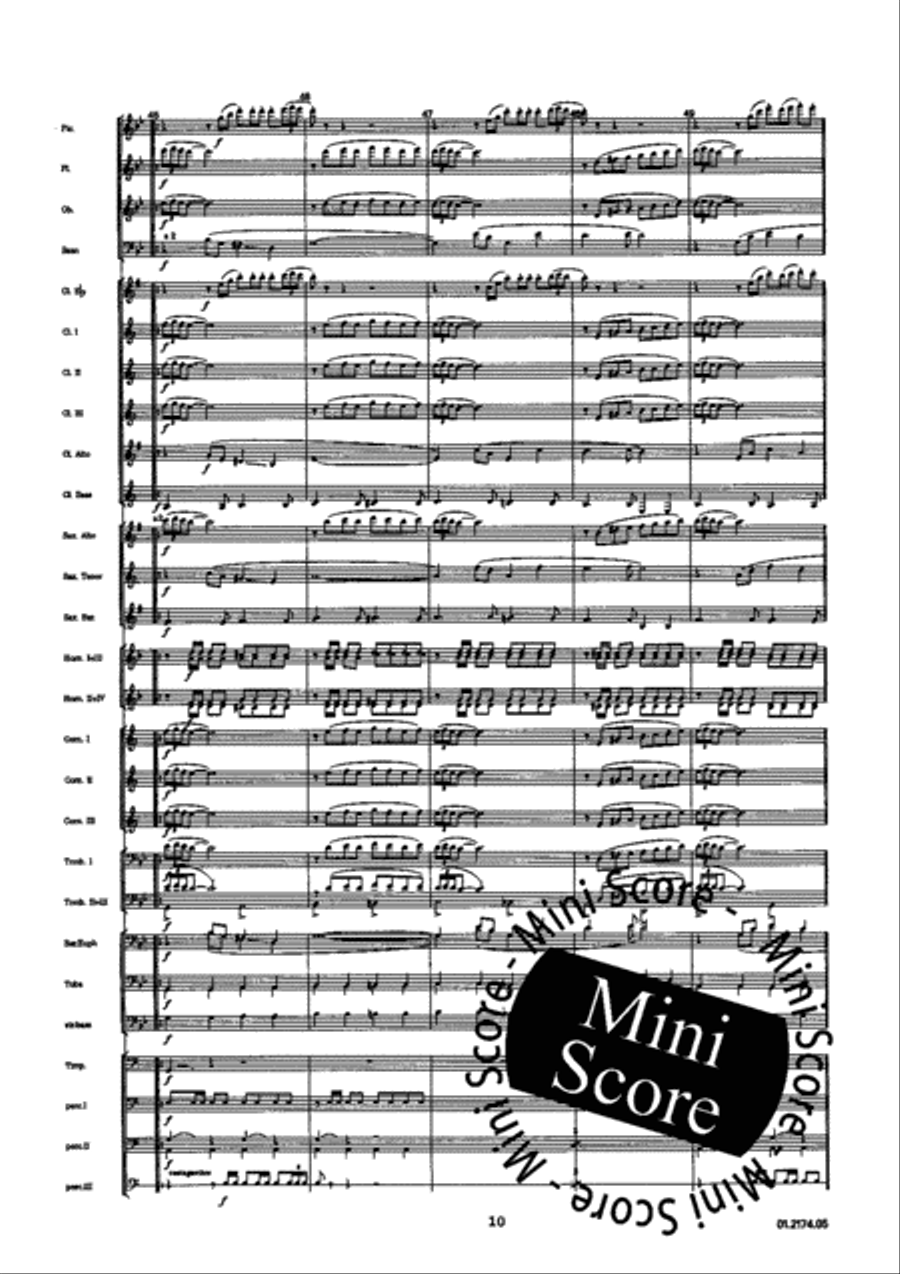 Saludos de Barcelona Concert Band scores gallery preview page 14
