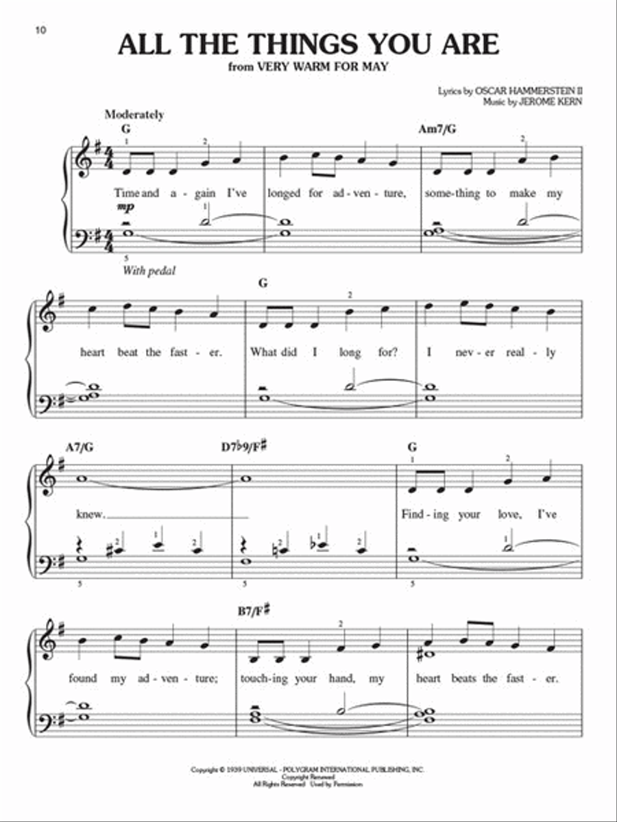 The Best Songs Ever - 6th Edition (Easy Piano)