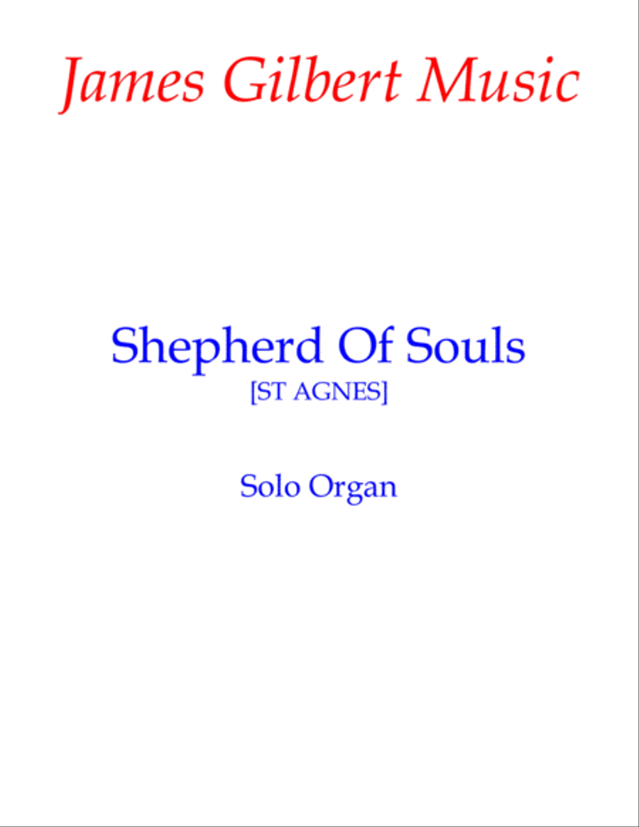Shepherd Of Souls Organ Solo scores gallery preview page 1