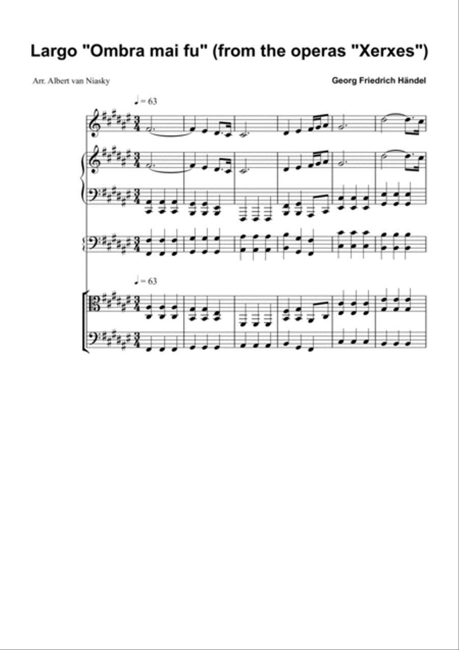 Georg Friedrich Händel: Largo 