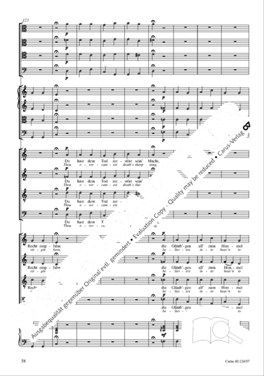 Kyrie in d + Herr Gott, dich loben wir Orchestra scores gallery preview page 59