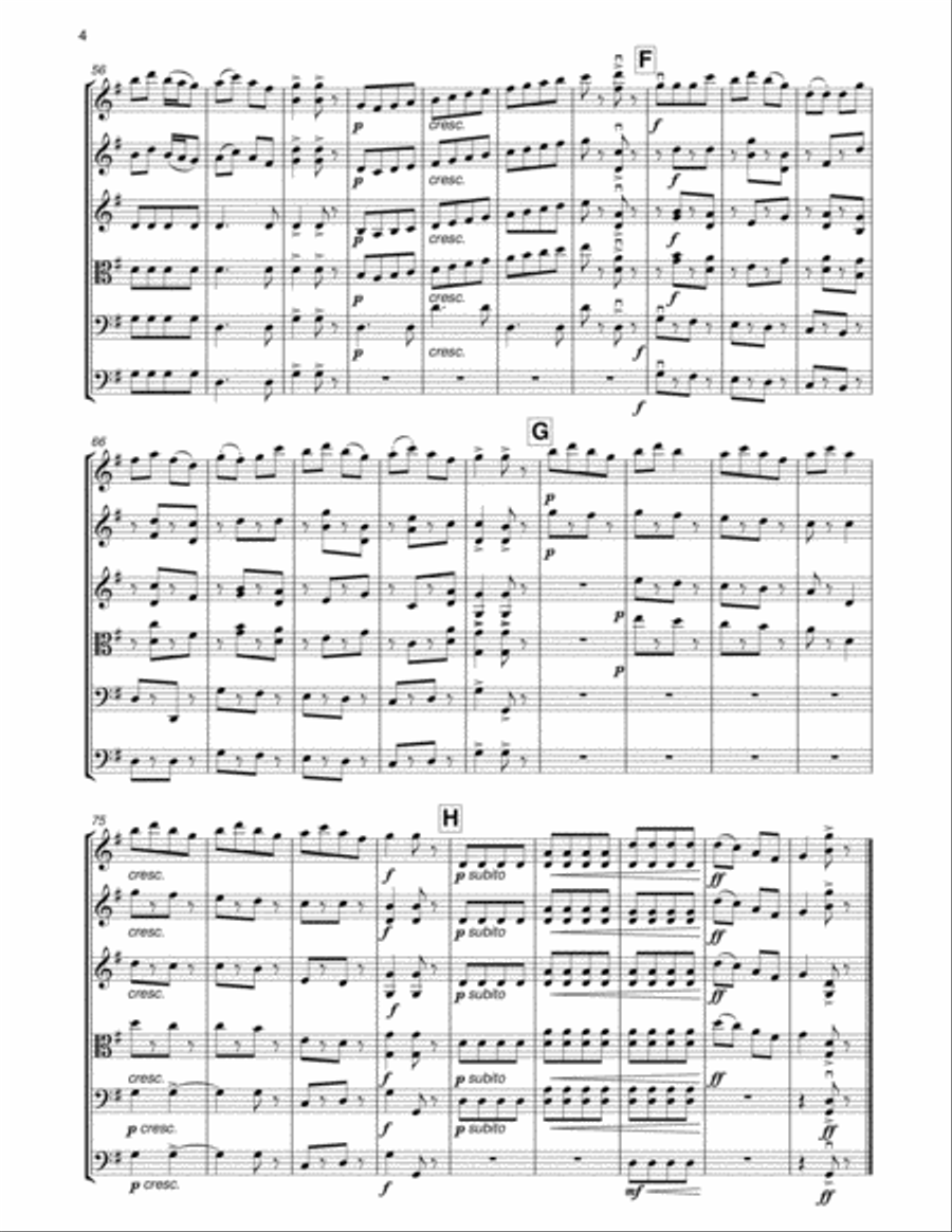 IAN BUTTERWORTH Bobby Shaftoe for string orchestra String Orchestra scores gallery preview page 4