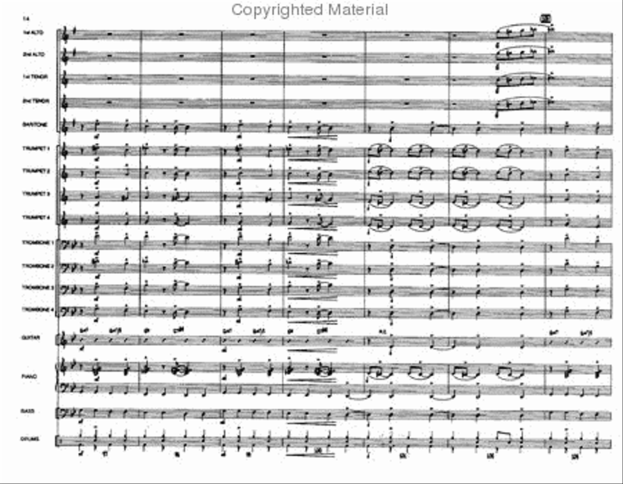 Swing Machine Jazz Ensemble scores gallery preview page 14