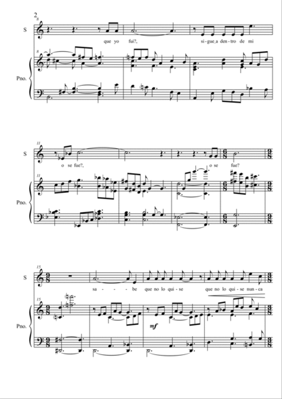 Preguntas Voice Solo scores gallery preview page 3